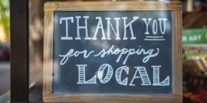 Thank you for shopping local.